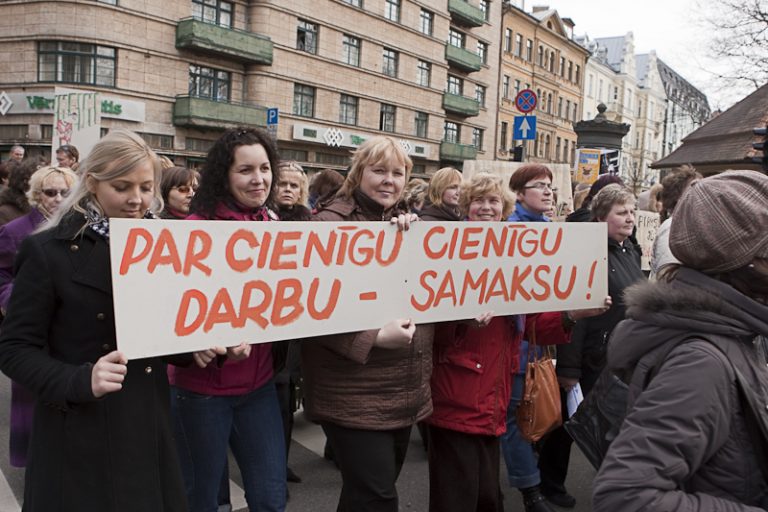 2009.gada 2.aprīļa protesta gājiens.