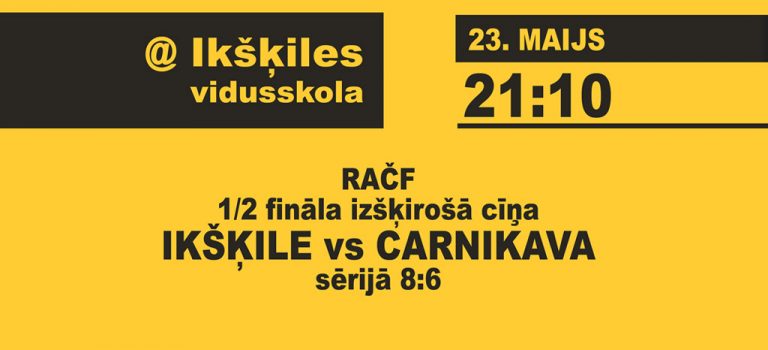 RAČF florbola pusfinals