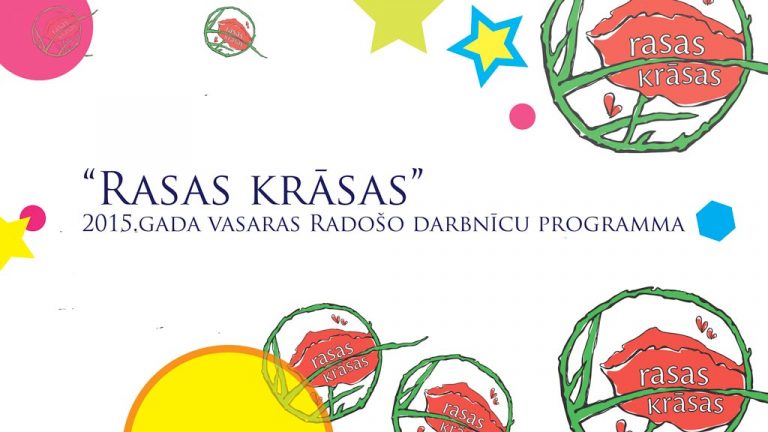 «Rasas krāsas» vasaras radošo darbnīcu bērniem programma. Atēls: Datorsalikums