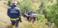 Glābšanas dienesta vadītājs, novērtē avārijas sekas. A6 Rīga – Daugavpils