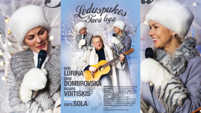 Aigara Voitišķa ziemas dziesmu cikls ‘’Leduspuķes Tavā logā’’