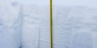 Sniega segas biezums Ikšķilē, 52cm
