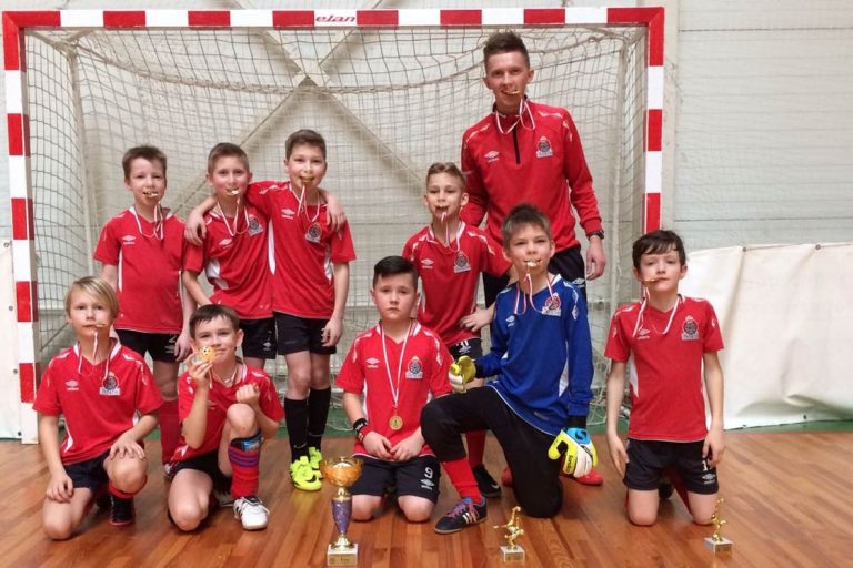 Ikšķilei LFF Vidzemes čempionātā telpu futbolā C un D finālā 1.vietas