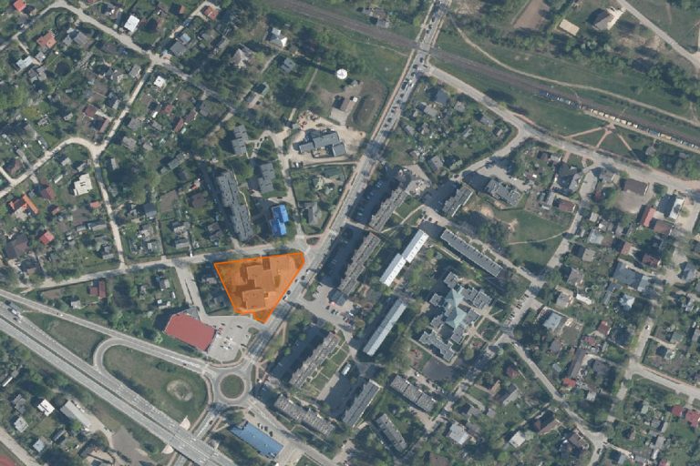 Skolas iela 4, Ikšķile. Ekrānšāviņš no Google maps