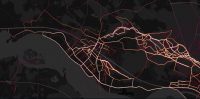Skriešanas sportiskas aktivitātes Ekrāršāviņš Strava Heat map Ikšķile